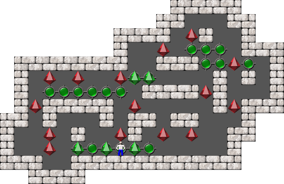 Sokoban Mass Remodel level 1650